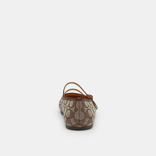 Mary Jane Double-Strap Signature Jacquard